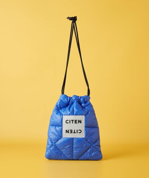 CITEN（シテン）の「＜CITEN＞パデッド キンチャクバッグ（ハンドバッグ・レディース・ロイヤルブルー/ピンク/ホワイト/ブラック/シルバー・FREE）」の8枚目の写真
