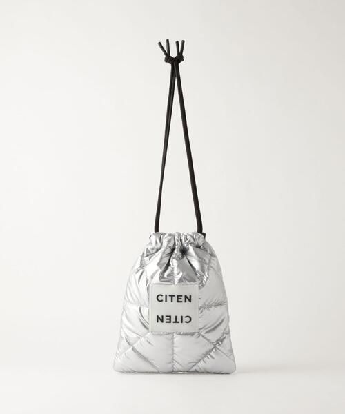 CITEN（シテン）の「＜CITEN＞パデッド キンチャクバッグ（ハンドバッグ・レディース・ロイヤルブルー/ピンク/ホワイト/ブラック/シルバー・FREE）」の6枚目の写真