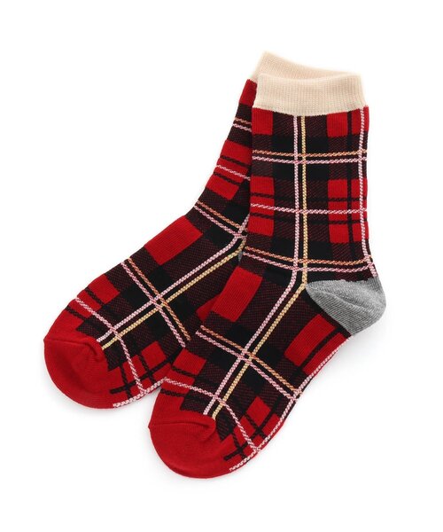 BREEZE（ブリーズ）の「クリスマスソックス（ソックス/靴下・キッズ・グリーン/サックスブルー/グレー/レッド/ネイビー・15 /18/21）」の8枚目の写真