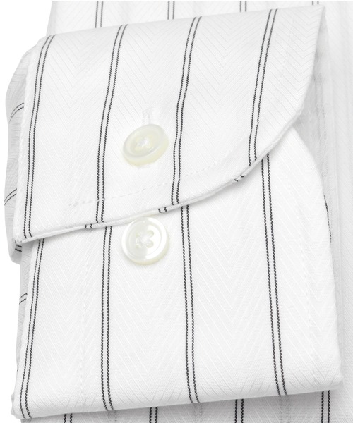 TOKYO SHIRTS（トウキョウシャツ）の「形態安定ノーアイロン ワイド 長袖ビジネスワイシャツ（ビジネスシャツ・メンズ・ライトグレー・首回り37cm-裄丈80cm/首回り37cm-裄丈84cm/首回り39cm-裄丈80cm/首回り39cm-裄丈84cm/首回り41cm-裄丈82cm/首回り41cm-裄丈86cm/首回り42cm-裄丈82cm/首回り42cm-裄丈86cm/首回り43cm-裄丈82cm/首回り43cm-裄丈86cm）」の3枚目の写真