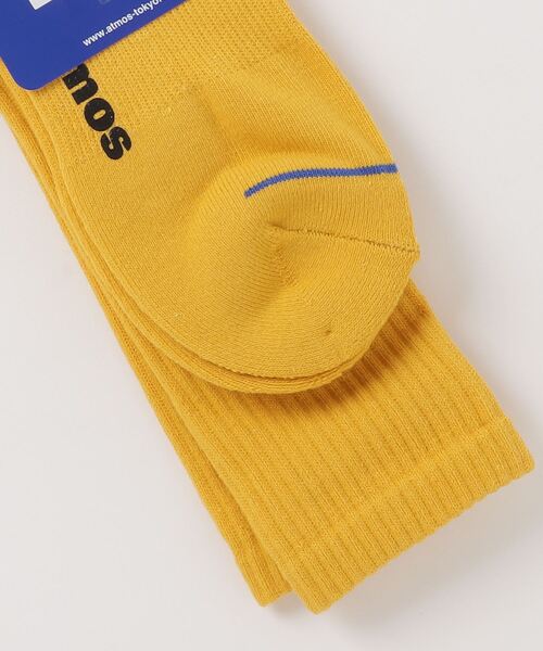 atmos pink（アトモスピンク）の「atmos RIBBED SOCKS / アトモス リブソックス（ソックス/靴下・メンズ・グリーン/パープル/ゴールド/グリーン系その他/オレンジ/イエロー・26-28cm）」の7枚目の写真