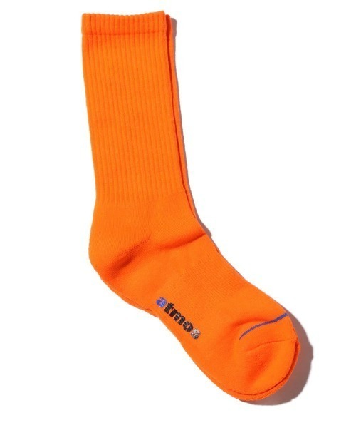 atmos pink（アトモスピンク）の「atmos RIBBED SOCKS / アトモス リブソックス（ソックス/靴下・メンズ・グリーン/パープル/ゴールド/グリーン系その他/オレンジ/イエロー・26-28cm）」の5枚目の写真