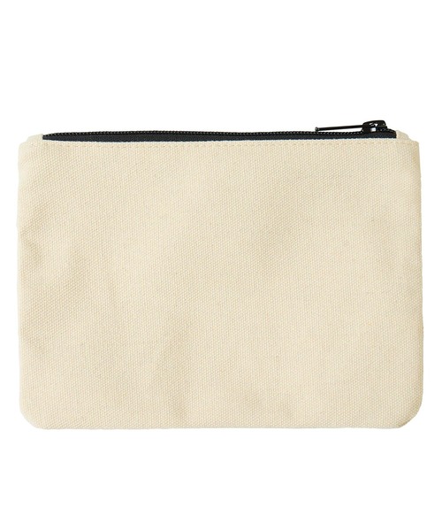 X-girl（エックスガール）の「TATOO CANVAS POUCH（ポーチ・レディース・オフホワイト/ブラック・ONE SIZE）」の4枚目の写真