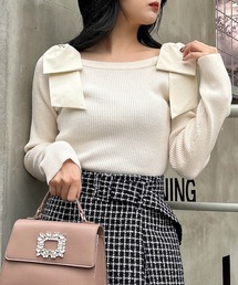 INGNI | 肩リボンオフショルニット(ニット/セーター)