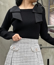 INGNI | 肩リボンオフショルニット(ニット/セーター)