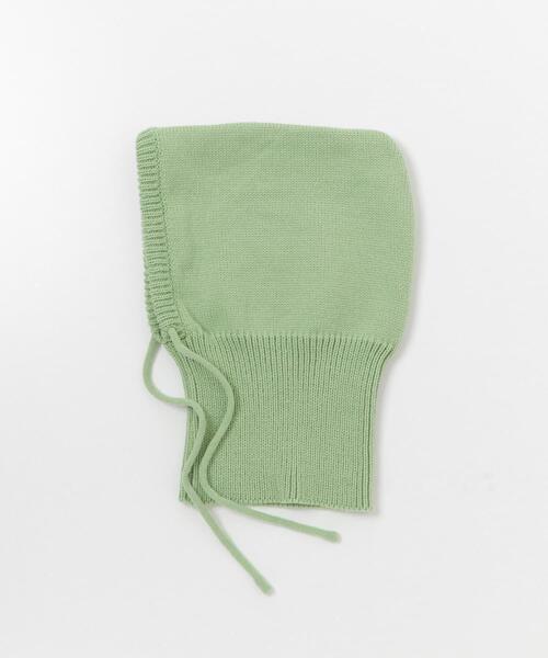 SENSE OF PLACE by URBAN RESEARCH(センスオブプレイスバイアーバンリサーチ)の「バラクラバ(ニットキャップ/ビーニー・レディース・ブラック/グリーン/アイボリー・ONE)」の9枚目の写真