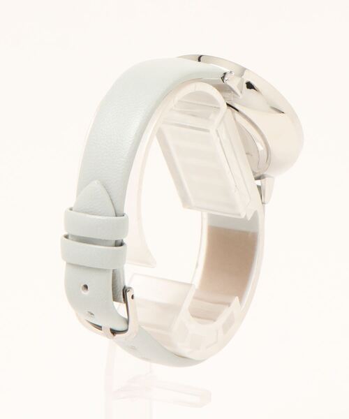 Three Four Time（ｽﾘｰﾌｫｰﾀｲﾑ）の「ストーン合皮ウォッチ　/　時計（アナログ腕時計・レディース・ブルー/グレー/ベージュ・FREE）」の4枚目の写真