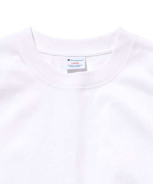 Champion（チャンピオン）の「Champion × BEAMS / 別注 2トーン ロングスリーブ Tシャツ（Tシャツ/カットソー・メンズ・ブラック/ホワイト/グレー系その他・M/XL/L）」の17枚目の写真