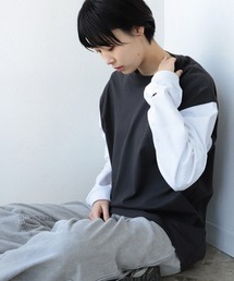 Champion | Champion × BEAMS / 別注 2トーン ロングスリーブ Tシャツ(Tシャツ/カットソー)