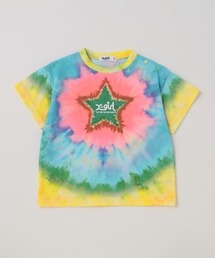 X-girl Stages | ★星モチーフロゴタイダイ半袖Tシャツ(Tシャツ/カットソー)