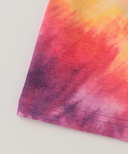 X-girl Stages（エックスガールステージス）の「★星モチーフロゴタイダイ半袖Tシャツ（Tシャツ/カットソー・キッズ・パープル/イエロー・90cm/100cm/110cm/120cm/130cm/140cm）」の9枚目の写真