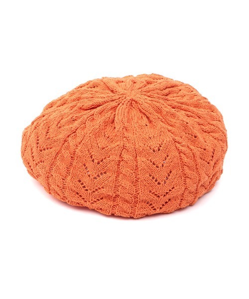 チチカカ（チチカカ）の「コットンレーシーベレー帽（ハンチング/ベレー帽・レディース・アイボリー/ブラック/グレー/ライトグリーン/オレンジ・FREE）」の17枚目の写真