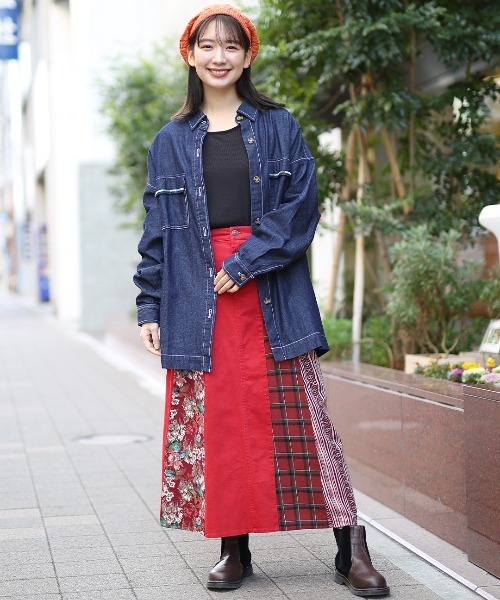 チチカカ（チチカカ）の「コットンレーシーベレー帽（ハンチング/ベレー帽・レディース・アイボリー/ブラック/グレー/ライトグリーン/オレンジ・FREE）」の12枚目の写真