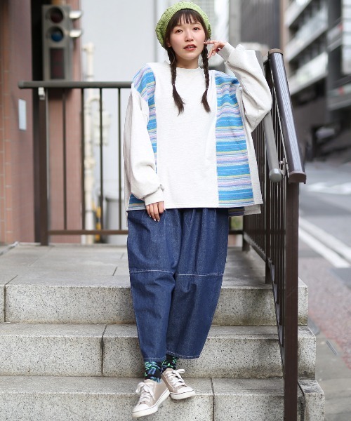 チチカカ（チチカカ）の「コットンレーシーベレー帽（ハンチング/ベレー帽・レディース・アイボリー/ブラック/グレー/ライトグリーン/オレンジ・FREE）」の10枚目の写真