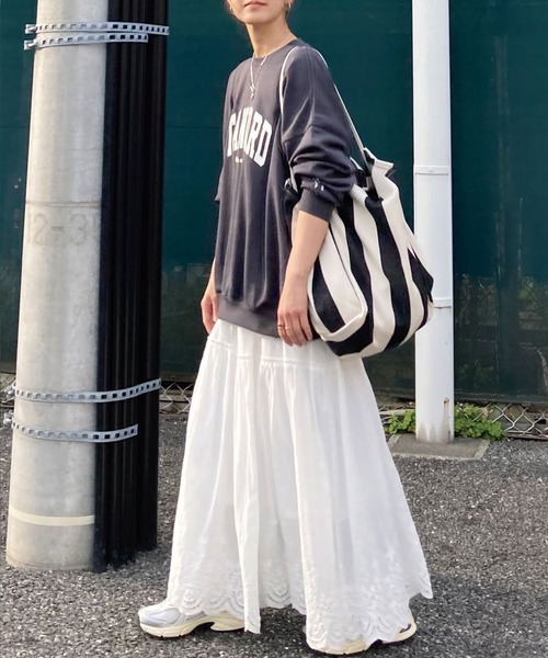 CORNERS by KR（コーナーズバイケーアール）の「【CORNERS by KR 】コットンレーススカート（スカート・レディース・オフホワイト/ブラック・M/S）」の21枚目の写真