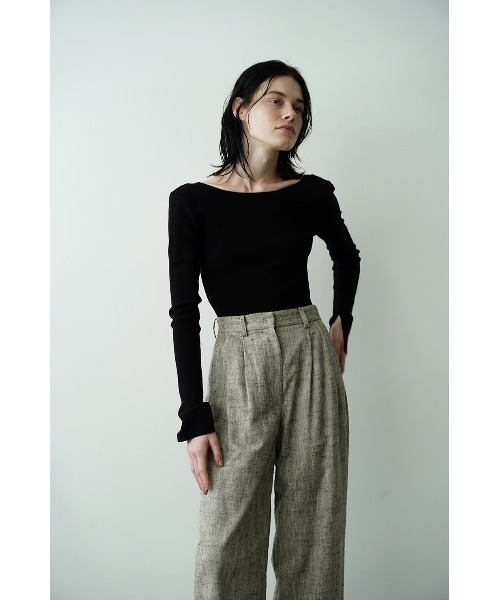 トップス CLANE BACK OPEN KNIT BODYSUIT CLANE（クラネ）の「BACK OPEN KNIT BODYSUIT（その他アンダーウェア