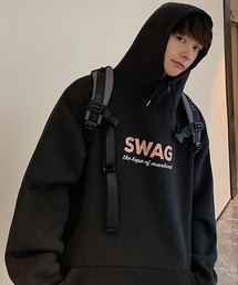 ルーズシルエットプルオーバープリントパーカー WOK23STP02【WB ORIGINALS】