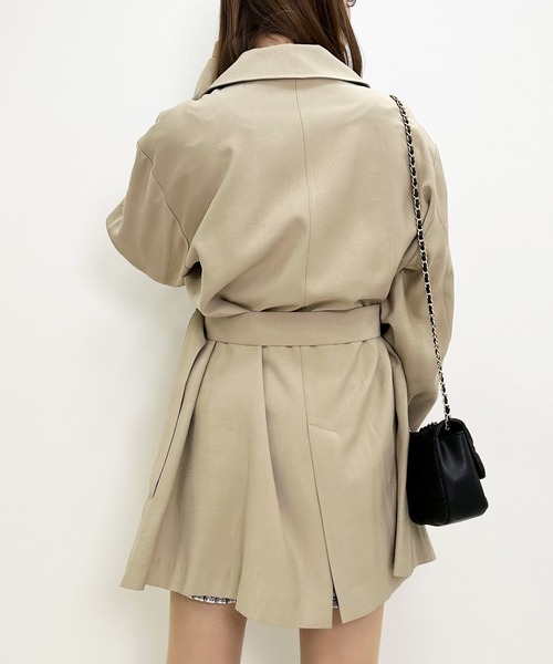 INGNI（イング）の「ミディ丈BIGトレンチコート（トレンチコート・レディース・ライトベージュ/ベージュ・M）」の17枚目の写真