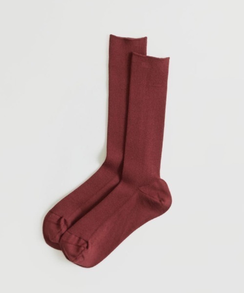 THE SHINZONE（ザ　シンゾーン）の「MILITARY　SOCKS（ソックス/靴下・レディース・ホワイト/オレンジ/グレー/カーキ/レッド/レッド系その他/ネイビー・FREE）」の6枚目の写真