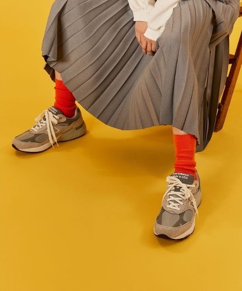 THE SHINZONE（ザ　シンゾーン）の「MILITARY　SOCKS（ソックス/靴下・レディース・ホワイト/オレンジ/グレー/カーキ/レッド/レッド系その他/ネイビー・FREE）」の8枚目の写真