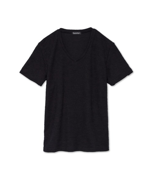 TORNADO MART(トルネードマート)の「TORNADO MART∴スラブツィードジャージー半袖カットソー(Tシャツ/カットソー・メンズ・ホワイト/ブラック/イエロー・L/LL/M)」の2枚目の写真