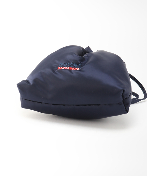 B.C STOCK(ベーセーストック)の「【PERSON'S/パーソンズ】 NYLON BAG(クラッチバッグ・レディース・ベージュ/ネイビー・FREE)」の7枚目の写真