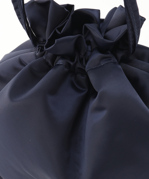 B.C STOCK(ベーセーストック)の「【PERSON'S/パーソンズ】 NYLON BAG(クラッチバッグ・レディース・ベージュ/ネイビー・FREE)」の3枚目の写真