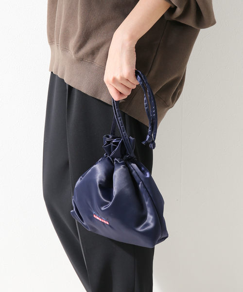 B.C STOCK(ベーセーストック)の「【PERSON'S/パーソンズ】 NYLON BAG(クラッチバッグ・レディース・ベージュ/ネイビー・FREE)」の8枚目の写真