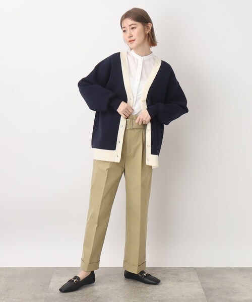 grove(グローブ)の「◆【洗える】ブロードストライプブラウス(シャツ/ブラウス・レディース・ネイビー系1/ホワイト系4/アイボリー/ブルー系6・03/02/01/04/05)」の10枚目の写真