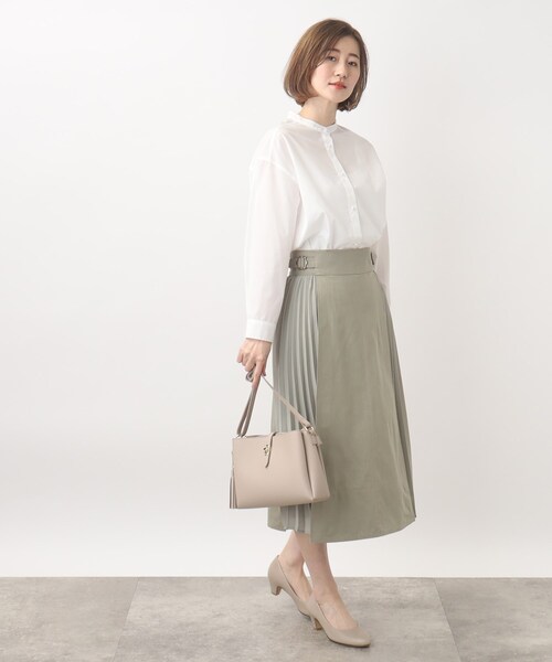 grove(グローブ)の「◆【洗える】ブロードストライプブラウス(シャツ/ブラウス・レディース・ネイビー系1/ホワイト系4/アイボリー/ブルー系6・03/02/01/04/05)」の12枚目の写真