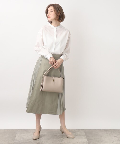grove(グローブ)の「◆【洗える】ブロードストライプブラウス(シャツ/ブラウス・レディース・ネイビー系1/ホワイト系4/アイボリー/ブルー系6・03/02/01/04/05)」の13枚目の写真