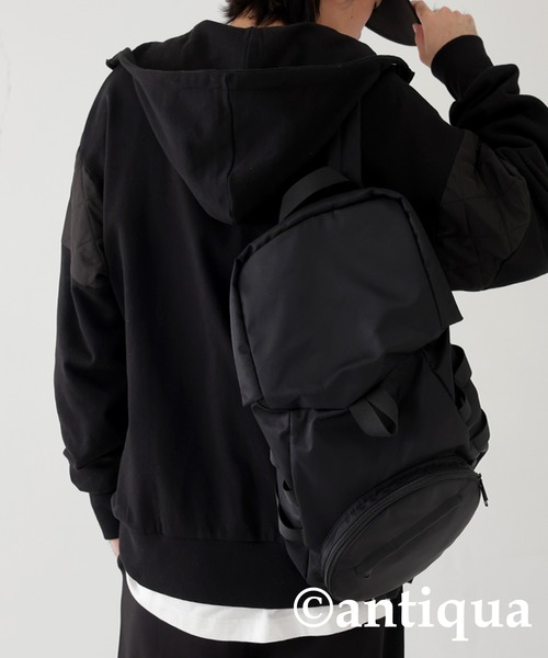 antiqua（アンティカ）の「異素材MIXパーカー（パーカー・メンズ・ブラック/グレー/カーキ・FREE）」の21枚目の写真