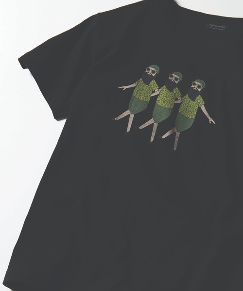 modem design(モデムデザイン)の「MODEM DESIGN モデムデザイン LEOPARD OJISAN Tee Tシャツ(Tシャツ/カットソー・メンズ・ホワイト/ブラック・SMALL/MEDIUM/LARGE/X-LARGE)」の2枚目の写真