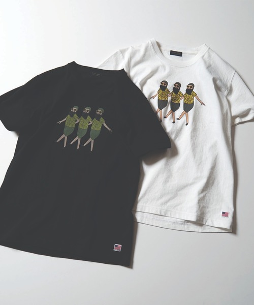 modem design(モデムデザイン)の「MODEM DESIGN モデムデザイン LEOPARD OJISAN Tee Tシャツ(Tシャツ/カットソー・メンズ・ホワイト/ブラック・SMALL/MEDIUM/LARGE/X-LARGE)」の4枚目の写真