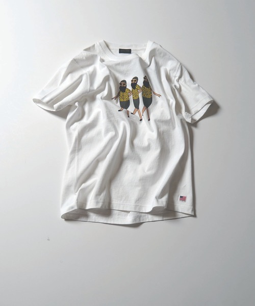 modem design(モデムデザイン)の「MODEM DESIGN モデムデザイン LEOPARD OJISAN Tee Tシャツ(Tシャツ/カットソー・メンズ・ホワイト/ブラック・SMALL/MEDIUM/LARGE/X-LARGE)」の7枚目の写真