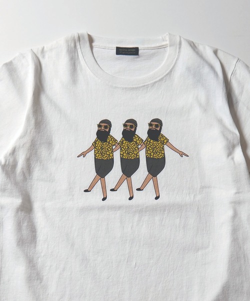 modem design(モデムデザイン)の「MODEM DESIGN モデムデザイン LEOPARD OJISAN Tee Tシャツ(Tシャツ/カットソー・メンズ・ホワイト/ブラック・SMALL/MEDIUM/LARGE/X-LARGE)」の8枚目の写真
