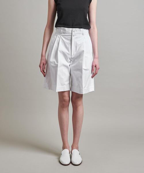 LOEFF(ロエフ)の「<LOEFF>コットンツイル 2タック ショートパンツ(チノパンツ・レディース・ホワイト・1/0)」の12枚目の写真