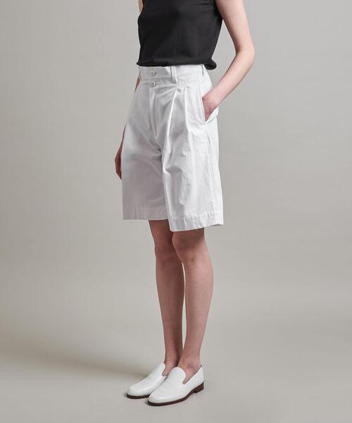 LOEFF(ロエフ)の「<LOEFF>コットンツイル 2タック ショートパンツ(チノパンツ・レディース・ホワイト・1/0)」の13枚目の写真