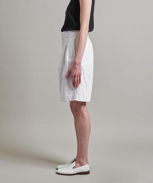 LOEFF(ロエフ)の「<LOEFF>コットンツイル 2タック ショートパンツ(チノパンツ・レディース・ホワイト・1/0)」の14枚目の写真
