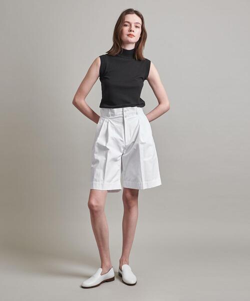 LOEFF(ロエフ)の「<LOEFF>コットンツイル 2タック ショートパンツ(チノパンツ・レディース・ホワイト・1/0)」の16枚目の写真