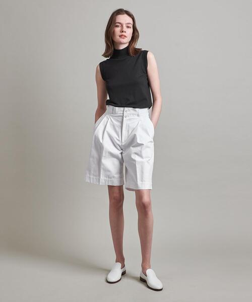 LOEFF(ロエフ)の「<LOEFF>コットンツイル 2タック ショートパンツ(チノパンツ・レディース・ホワイト・1/0)」の17枚目の写真