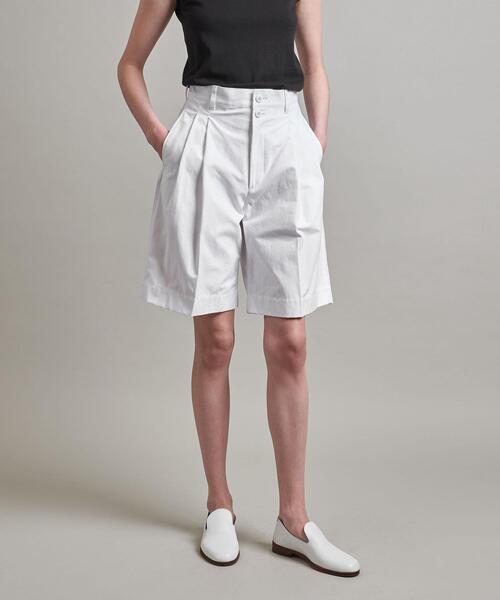 LOEFF(ロエフ)の「<LOEFF>コットンツイル 2タック ショートパンツ(チノパンツ・レディース・ホワイト・1/0)」の18枚目の写真