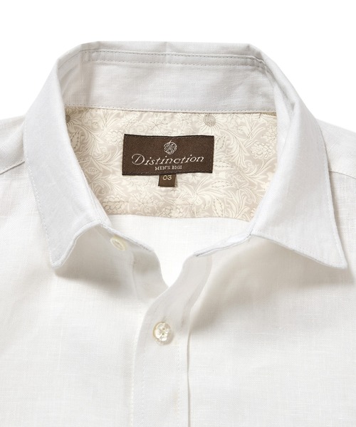 MEN'S BIGI（メンズビギ）の「デラべ調リネンシャンブレーシャツ（シャツ/ブラウス・メンズ・ホワイト/ネイビー/ピンク/グリーン・01/02/03/04）」の13枚目の写真