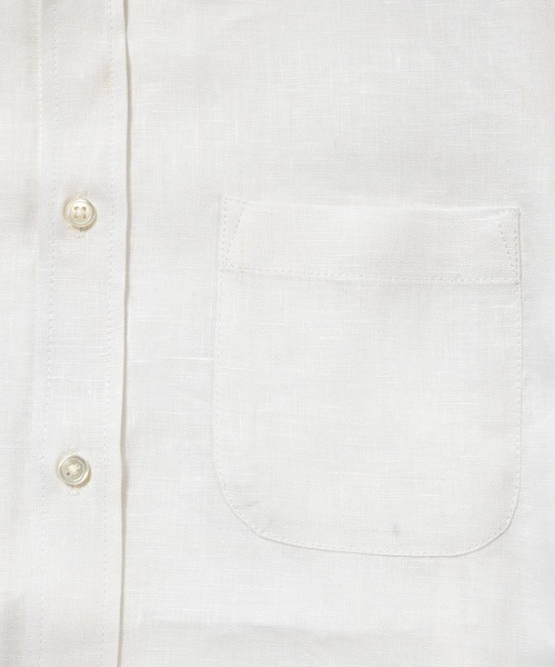 MEN'S BIGI（メンズビギ）の「デラべ調リネンシャンブレーシャツ（シャツ/ブラウス・メンズ・ホワイト/ネイビー/ピンク/グリーン・01/02/03/04）」の18枚目の写真