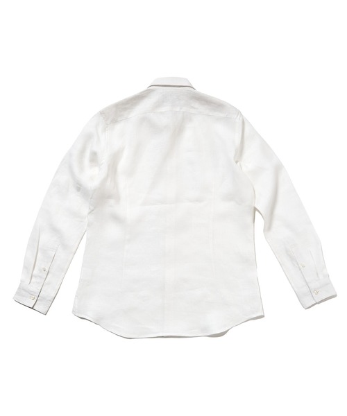 MEN'S BIGI（メンズビギ）の「デラべ調リネンシャンブレーシャツ（シャツ/ブラウス・メンズ・ホワイト/ネイビー/ピンク/グリーン・01/02/03/04）」の19枚目の写真