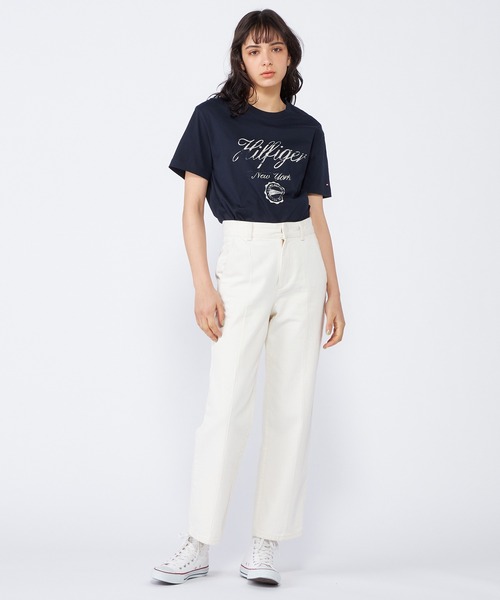 TOMMY HILFIGER(トミーヒルフィガー)の「【オンライン限定】グランジプリントTシャツ(Tシャツ/カットソー・メンズ・ネイビー/ブルー/レッド/ホワイト/ベージュ・SMALL/MEDIUM/LARGE/X-LARGE/XX-LARGE)」の10枚目の写真