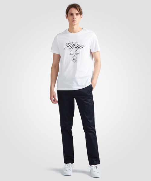 TOMMY HILFIGER(トミーヒルフィガー)の「【オンライン限定】グランジプリントTシャツ(Tシャツ/カットソー・メンズ・ネイビー/ブルー/レッド/ホワイト/ベージュ・SMALL/MEDIUM/LARGE/X-LARGE/XX-LARGE)」の15枚目の写真