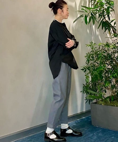 9OZストレッチデニムサルエルパンツ（デニムパンツ）｜JOURNAL