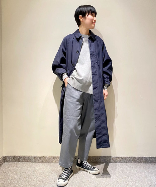 JOURNAL STANDARD LUXE（ジャーナルスタンダード　ラックス）の「9OZストレッチデニムサルエルパンツ（デニムパンツ・レディース・ホワイト/ネイビー/グレー・SMALL/MEDIUM/LARGE）」の12枚目の写真