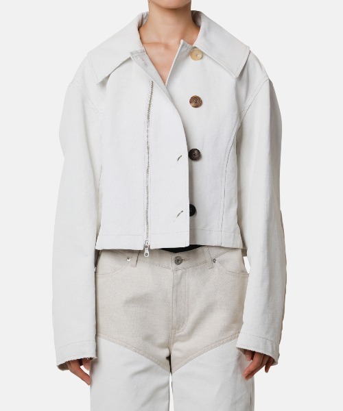 iRENE（アイレネ）の「Pigment Short Jacket（デニムジャケット）」 - WEAR